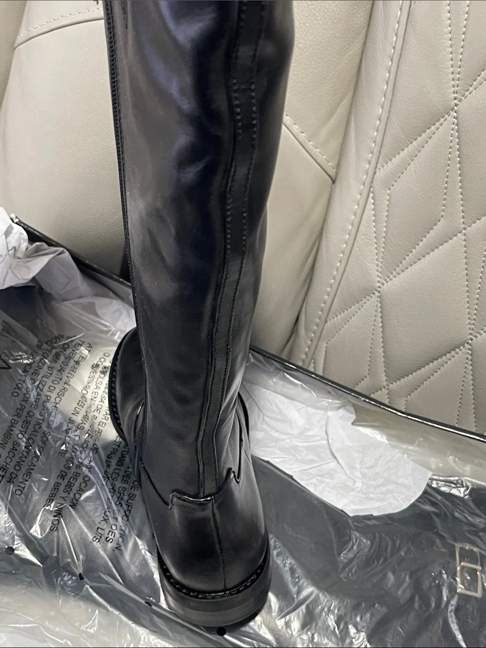 INC International Concepts BRITTAL Women's Over-the-Knee Riding Boots in Black
